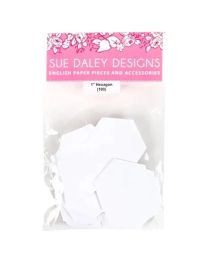 1 inch Hexagon Papers100 per bag from Sue Daley Designs