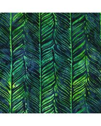 Welcome to Paradise Palms Green Batik from Robert Kaufman