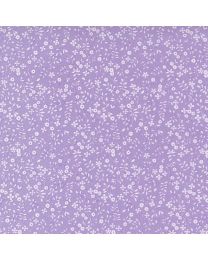 30s Playtime Blooming Blossoms Lilac by Chloes Closet for Moda