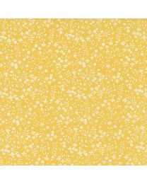 30s Playtime Blooming Blossoms Yellow by Chloes Closet for Moda