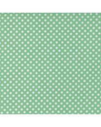 30s Playtime Dotty Dot Aloe by Chloes Closet for Moda