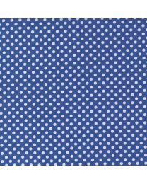 30s Playtime Dotty Dot Bluebell by Chloes Closet for Moda