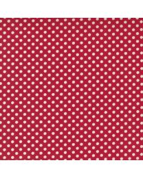 30s Playtime Dotty Dot Scarlet by Chloes Closet for Moda