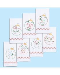Decorative Hand Towel Set Ornaments Stamped for Cross Stitch & Embroidery from Jack Dempsey