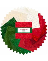 40 Karat Gems Christmas Cheer 5in Squares by Wilmington Prints