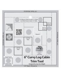 6 Inch Curvy Log Cabin Trim Tool from Creative Grids