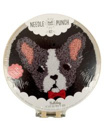 6in Punch Needle Bulldog from Needle Creations 