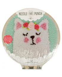 6in Punch Needle Cat from Needle Creations