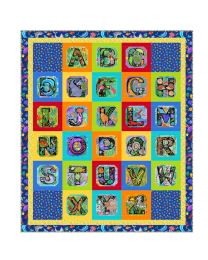 ABC Menagerie Quilt Kit from Northcott