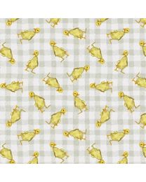 A Beautiful Day Baby Chicks Allover by Dawn Rosengren for Henry Glass Fabrics 