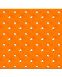 A Haunting We Will Glow Stars on Orange from Henry Glass