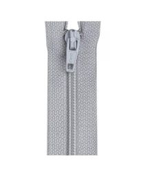 All-Purpose Polyester Coil Zipper 18in Nugrey
