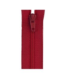 All-Purpose Polyester Coil Zipper 9in Red