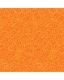 All Hallows Eve Moon Stars Orange by Sue Zipkin for Clothworks