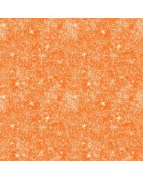All Hallows Eve Web Orange by Sue Zipkin for Clothworks