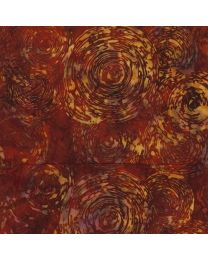 All Things Spice Paprika Spiral Bali Batiks from Hoffman 