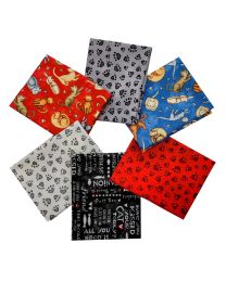 All You Need is Love  A Cat Fat Quarter Bundle from Henry Glass