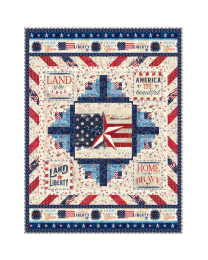 Americana Quilt Kit from Wilmington Prints