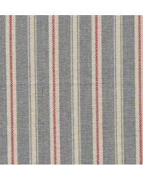 Americana Vintage Stripe GreyRed from Diamond Textiles