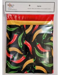 Apron Kit Peppers Red