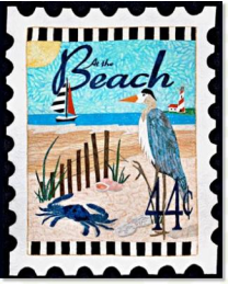 At the Beach Stamp