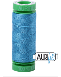 Aurifil 40 wt Thread - Bright Teal 2260
