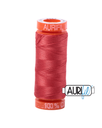 Aurifil 50 wt Thread - Dark Red Orange 2255