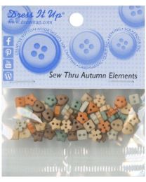 Autumn Elements Buttons from Dress It Up