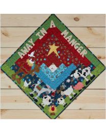 Away in a Manger Table Topper Applique precuts and pattern