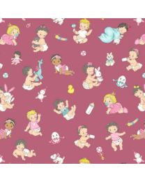 Baby Boomers Playtime Rose from Michael Miller Fabrics