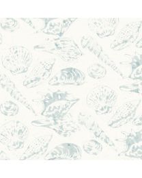 Bali Batik Sea Shell L Gray by Wildfire Designs for Hoffman Fabrics