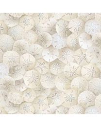 Beach is My Happy Place Sand Dollars from Timeless Treasures