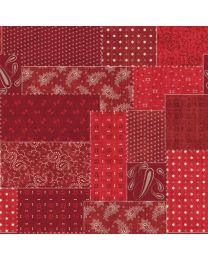 Beacon Crossroads Red by Whistler Studios for Windham Fabrics