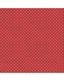 Beacon Six Points Red by Whistler Studios for Windham Fabrics