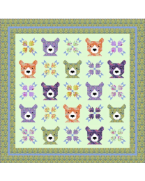 Bear and Bear Paws Quilt Kit 