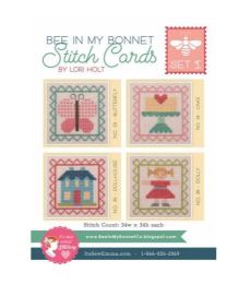 Bee in My Bonnet Stitch Cards Set 1 from its Sew Emma