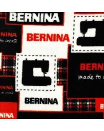 Bernina Logo Fleece from Benartex
