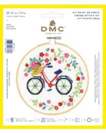 Bicycle with Flowers Cross Stitch Kit from DMC