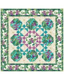 Birds  Blooms Wallhanging or Lap Quilt Kit from Northcott