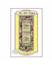 Bless Wall Hanging Quilt and Embroidery Pattern from Janine Babich Designs