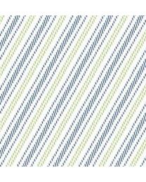 Bluebird Stripe White from Michael Miller