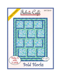 Bold Blocks Quilt Pattern from Fabric Cafe