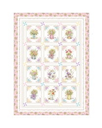Boots  Blooms Quilt and Pillows Kit from PB