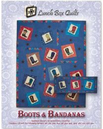 Boots and Bandanas Pattern with CD from Lunch Box Quilts