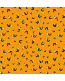 Busy Street Toucans Orange from Clothworks