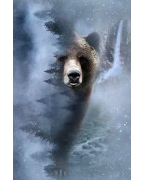 Call of the Wild Bear Storm from Hoffman Fabrics