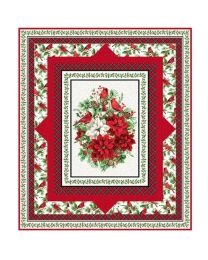 Cardinal Christmas Quilt Kit from Northcott