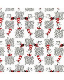 Cat in the Hat Squiggle Checkerboard 
