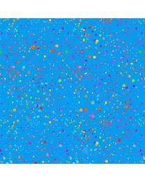 Catsville Splatter Dots Electic Blue by Gareth Lucas for Windham Fabrics