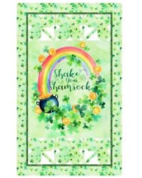 Celebrate March Quilt Kit Shake Your Shamrock from Hoffman 